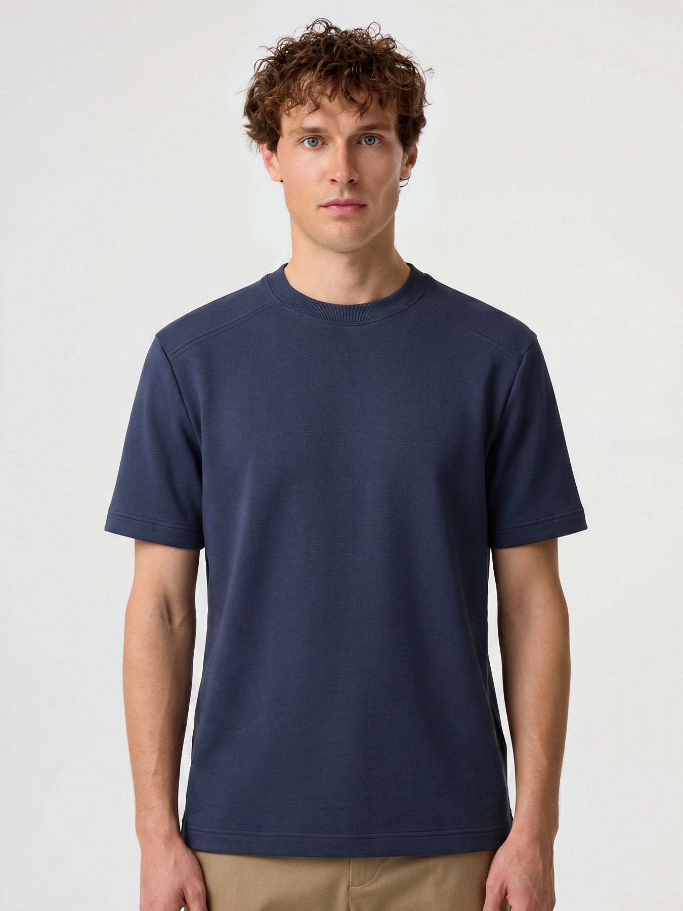 Weekend Performance Structured Crewneck Tee